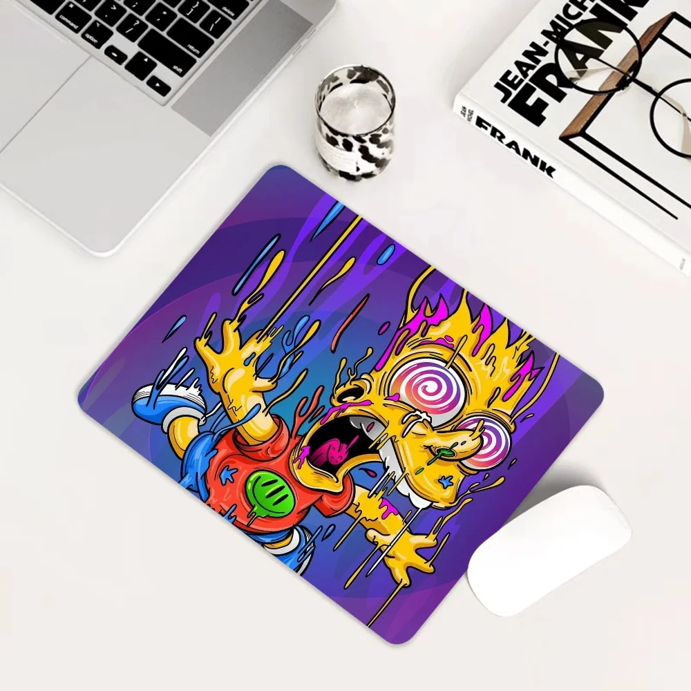 Cartoon Simpsons Mousepad - Custom Desk Mat for Gaming or Writing - Fun Present for Students or Office Workers-z10-Not LockEdge 25x29cm-