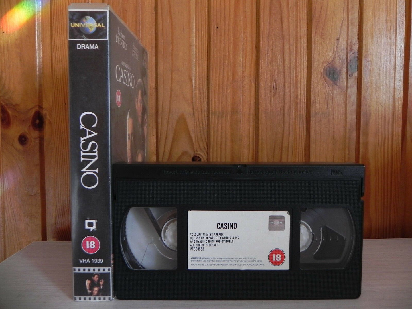 Casino (1995); [Martin Scorsese] Drama - Large Box - Robert De Niro - Pal VHS-