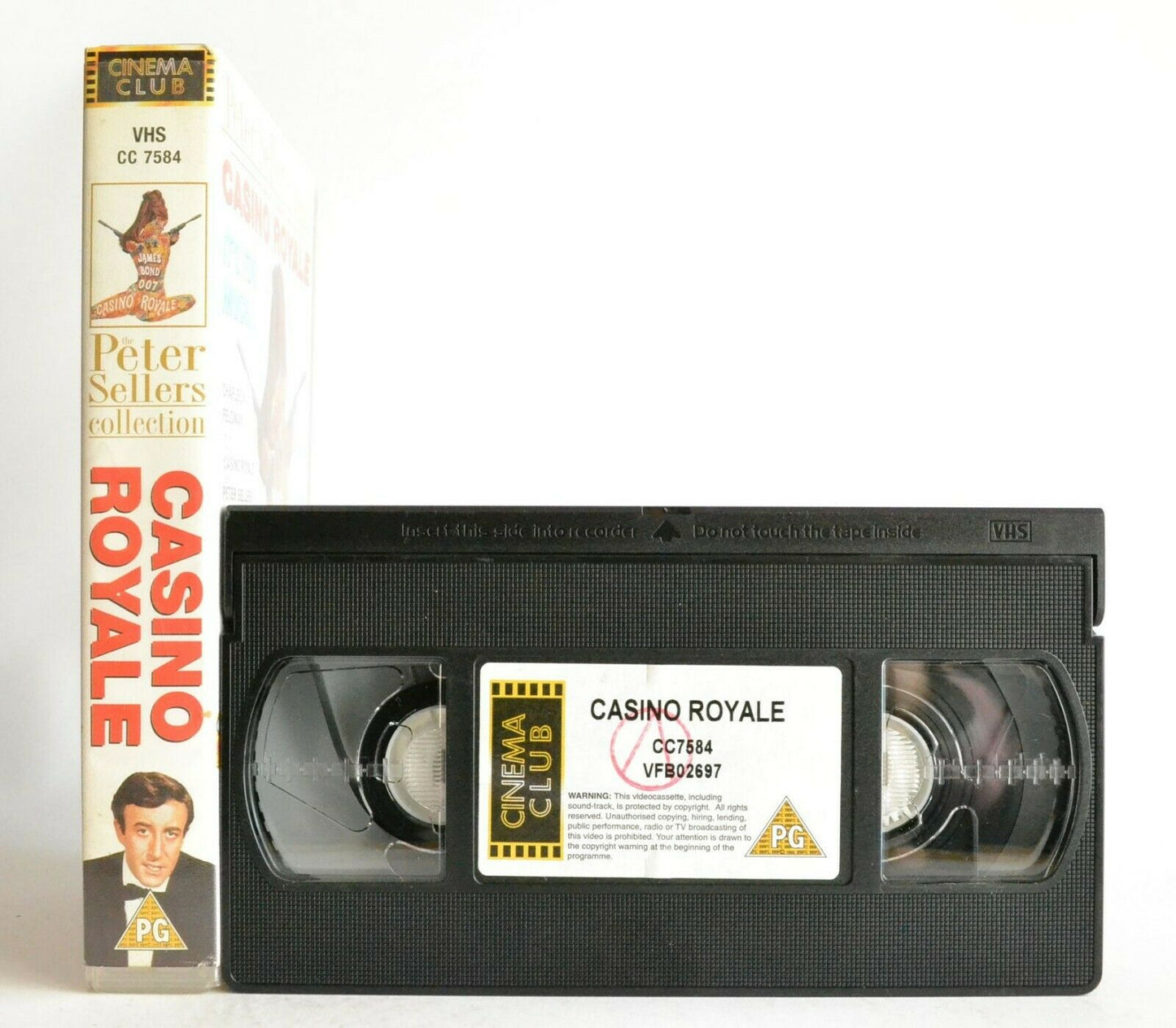 Casino Royale: Based On I.Fleming First Novel - James Bond - P.Sellers - VHS-