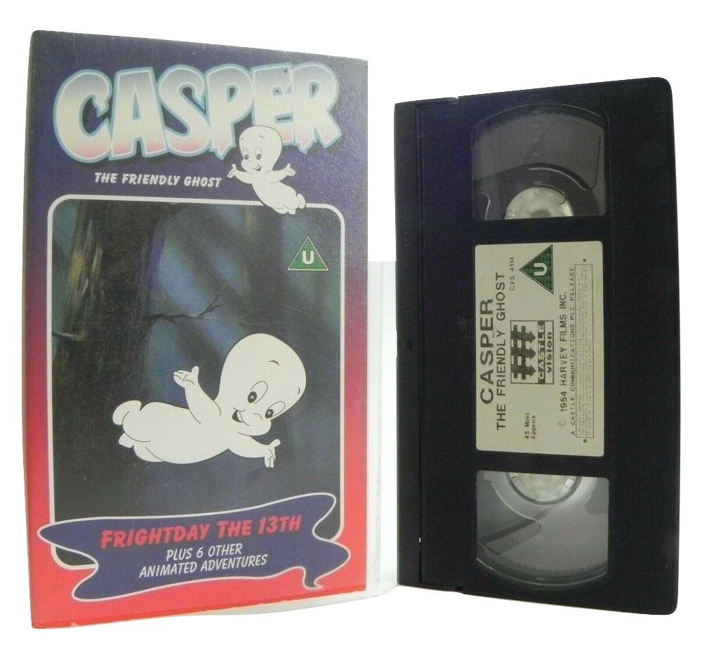 Casper The Friendly Ghost: Frightday The 13th - Animated - Kids - Pal VHS-