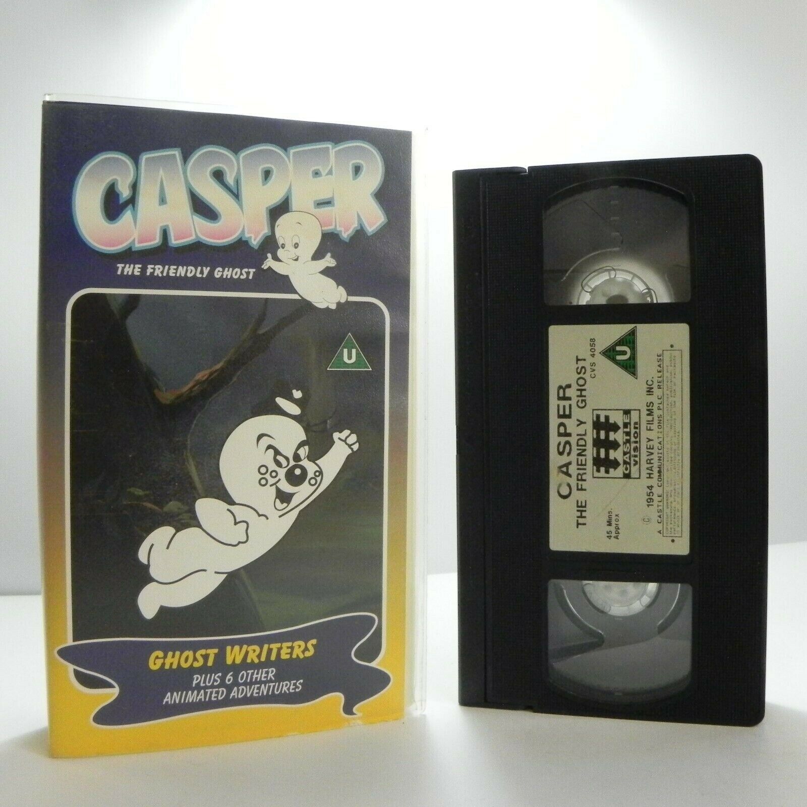 Casper The Friendly Ghost: Ghost Writers - Animated - Classic Adventures - VHS-