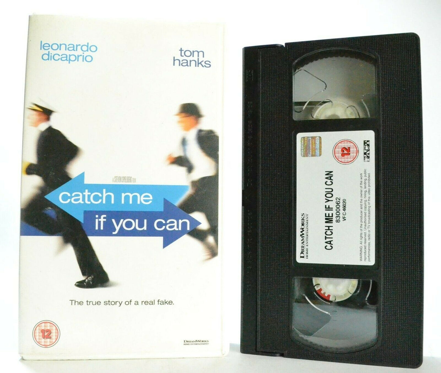 Catch Me If You Can: S.Spielberg Film - Biographical Crime Drama - T.Hanks - VHS-