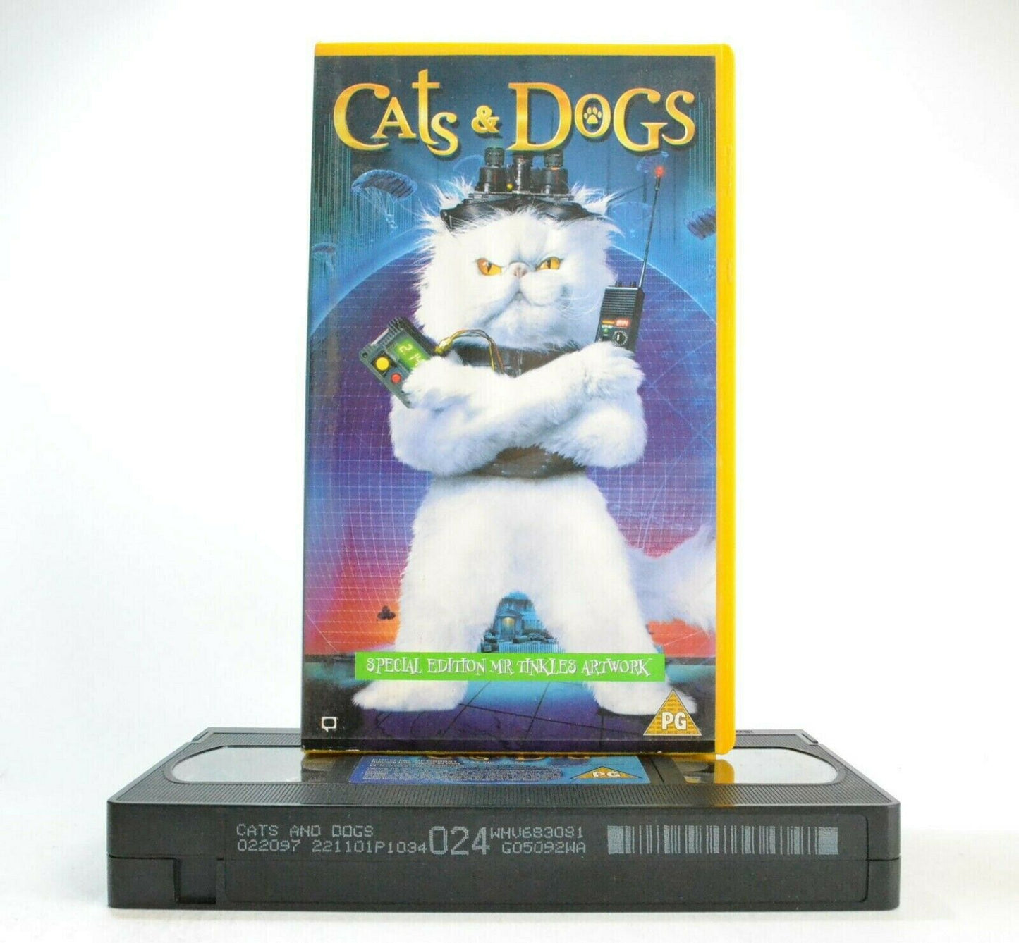 Cats And Dogs: Special (Kitten) Edition - Children's Spy/Action Comedy - Pal VHS-