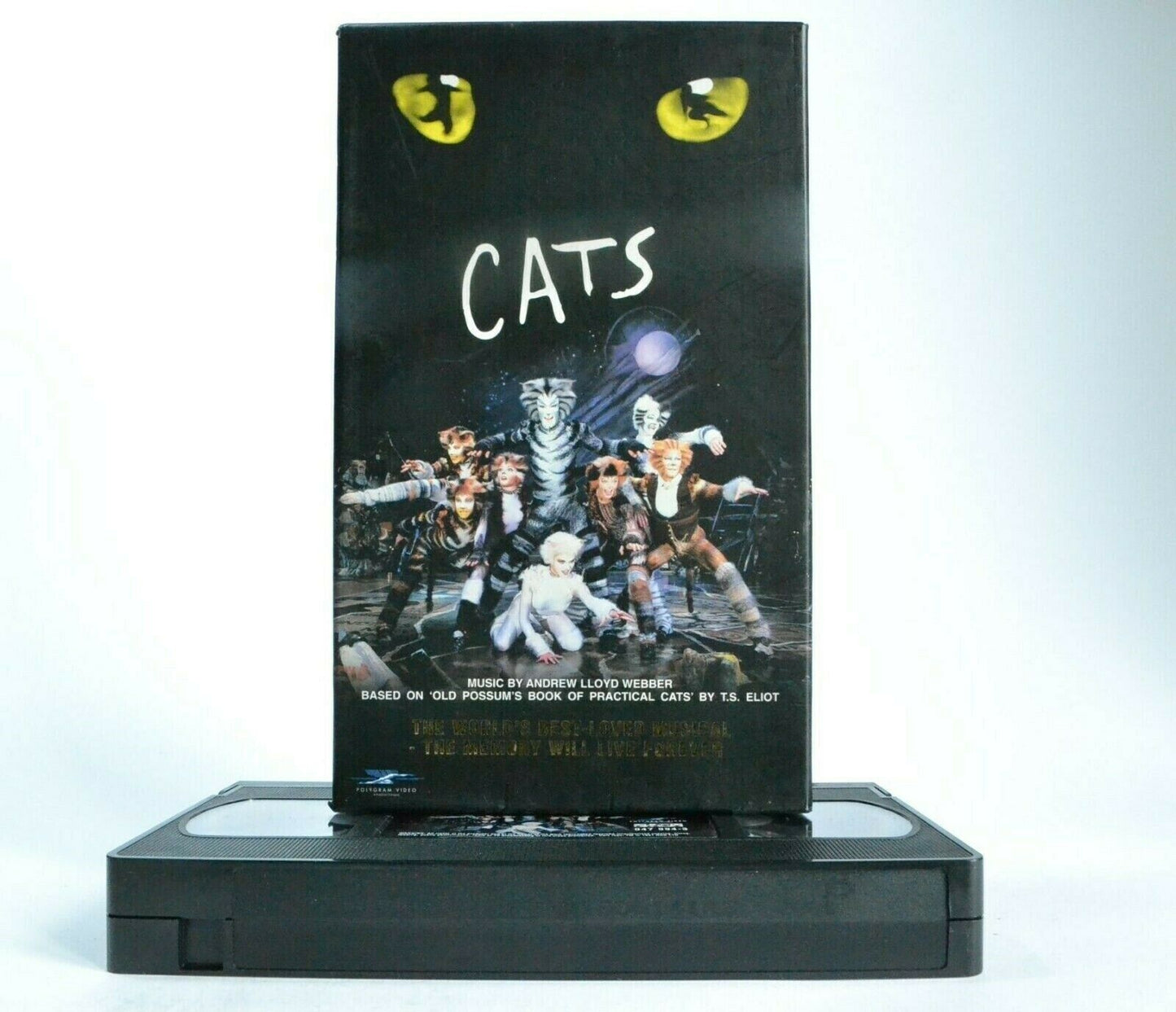 Cats: Based On T.S.Eliot Book - Sung-Through Musical - A.Lloyd Webber - Pal VHS-