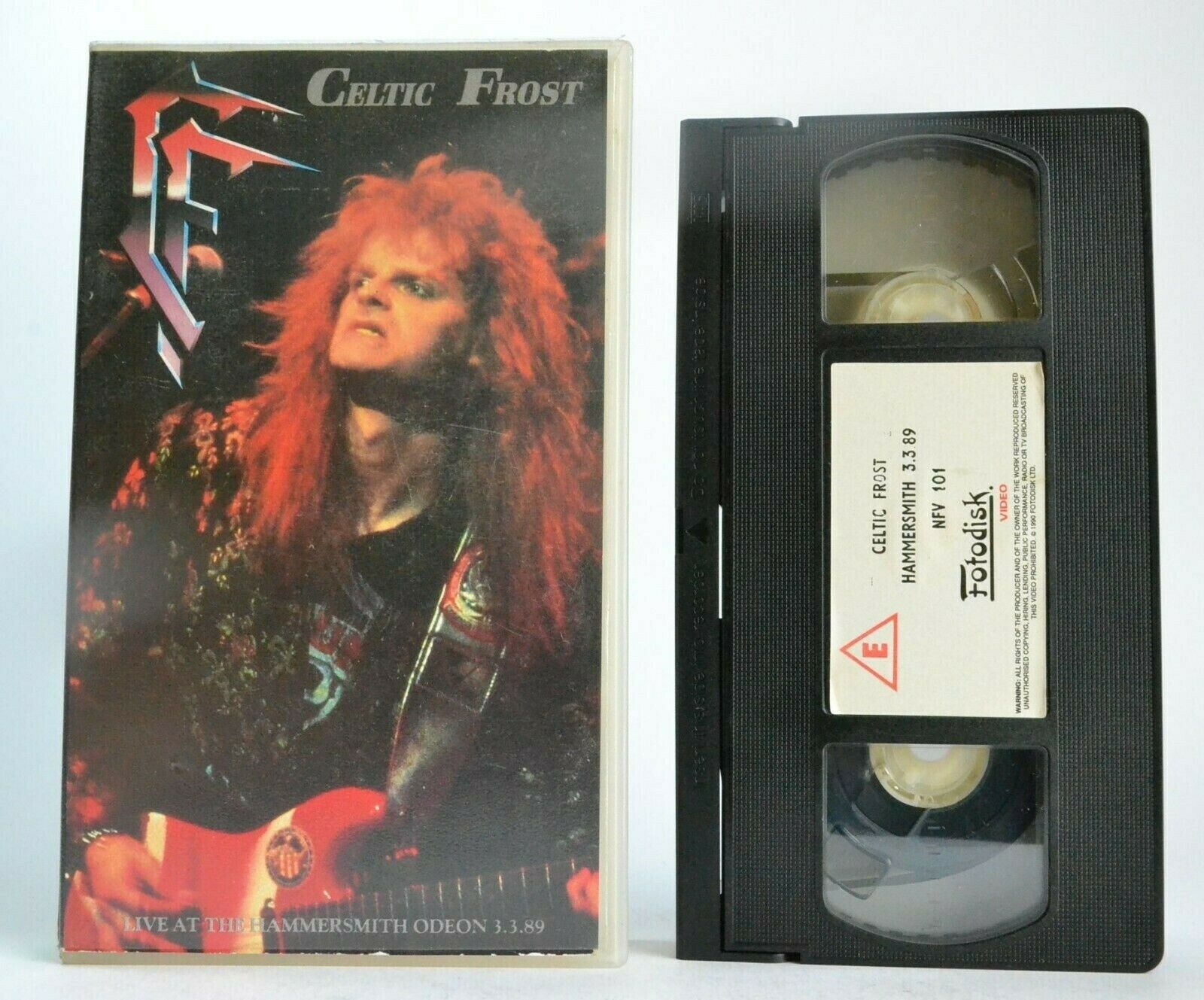 Celtic Frost: Live - [3/3/89] Hammersmith Odeon - Music Performance - Pal VHS-