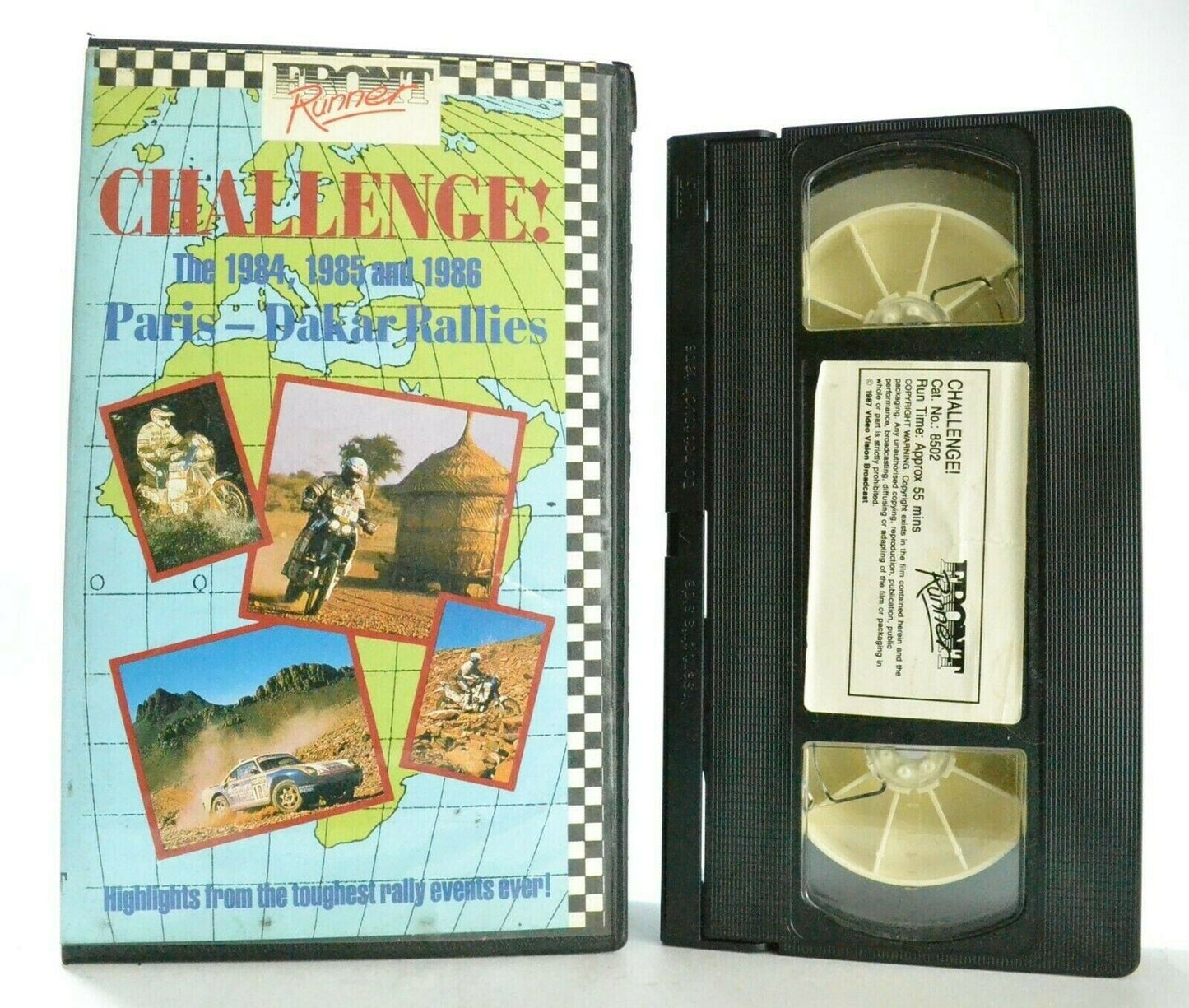 Challenge! - Paris-Dakar Rallies (1984/1985/1986) - Toughest Rally Events - VHS-