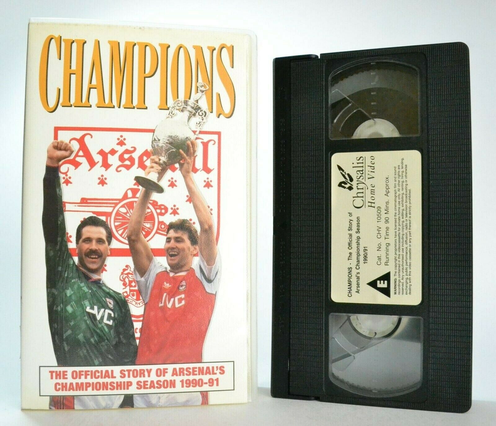 Champions: Arsenal F.C. Championship Season 1990/91 - Documentary - Pal VHS-