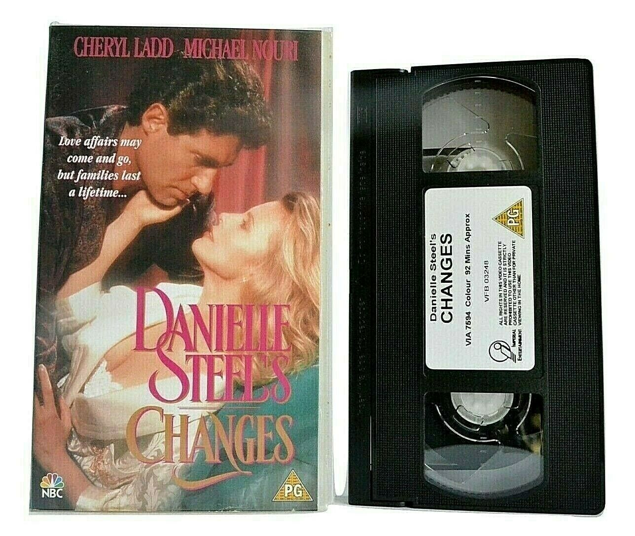 Changes: By Danielle Steel - Romantic Drama - Cheryl Ladd/Michael Nouri - VHS-