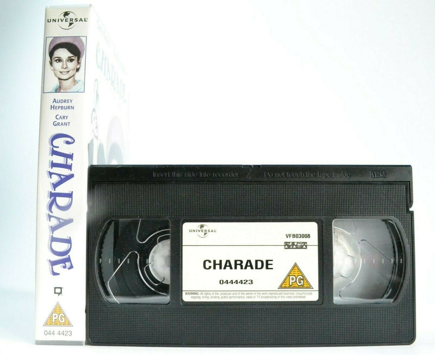 Charade [Postcards Included]: (1966) Thriller - Cary Grant/Audrey Hepburn - VHS-