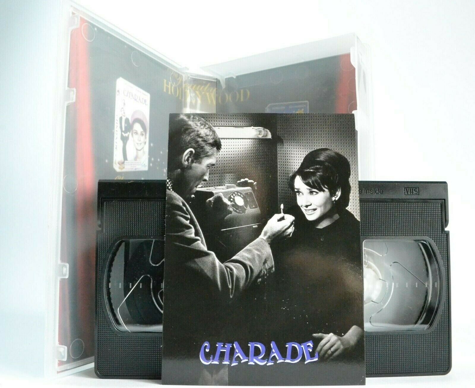 Charade [Postcards Included]: (1966) Thriller - Cary Grant/Audrey Hepburn - VHS-