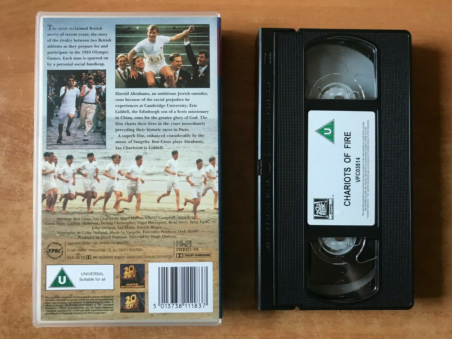 Chariots On Fire (1981): Sports Drama - Biography - Ian Charleson - Pal VHS-