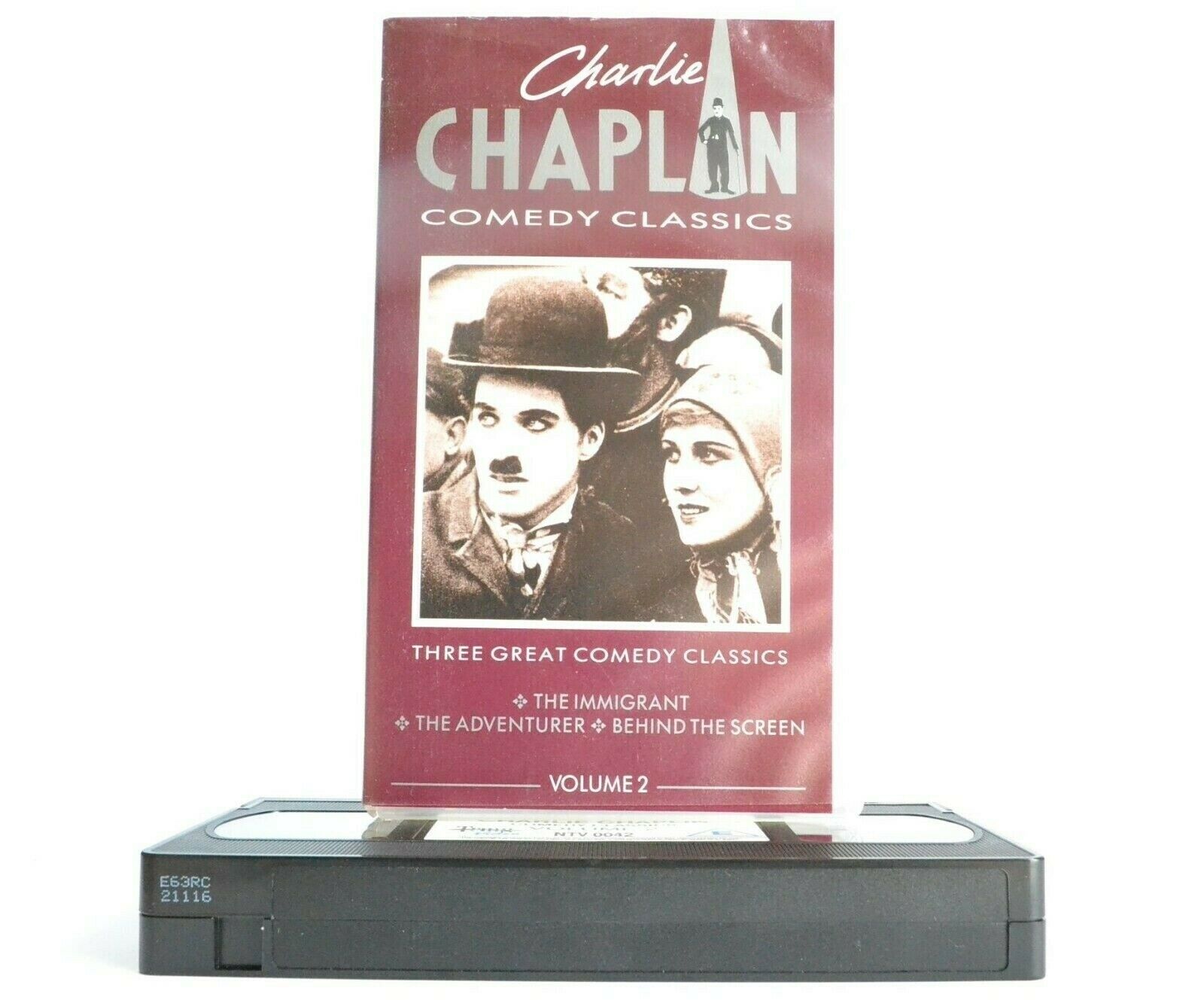 Charlie Chaplin Comedy Classics, Vol.2 - 'The Immigrant' - Black And White - VHS-