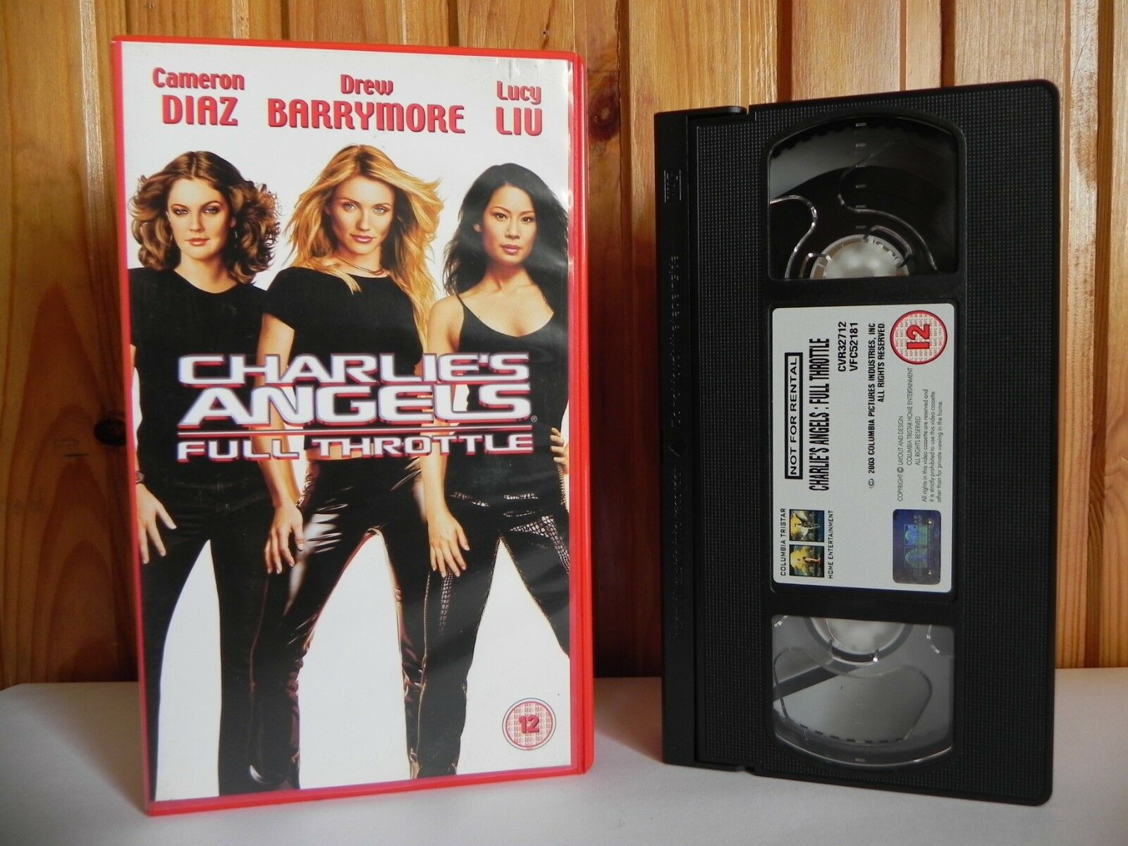 Charlie's Angels: Full Throttle - Columbia - Comedy - Cameron Diaz - Pal VHS-