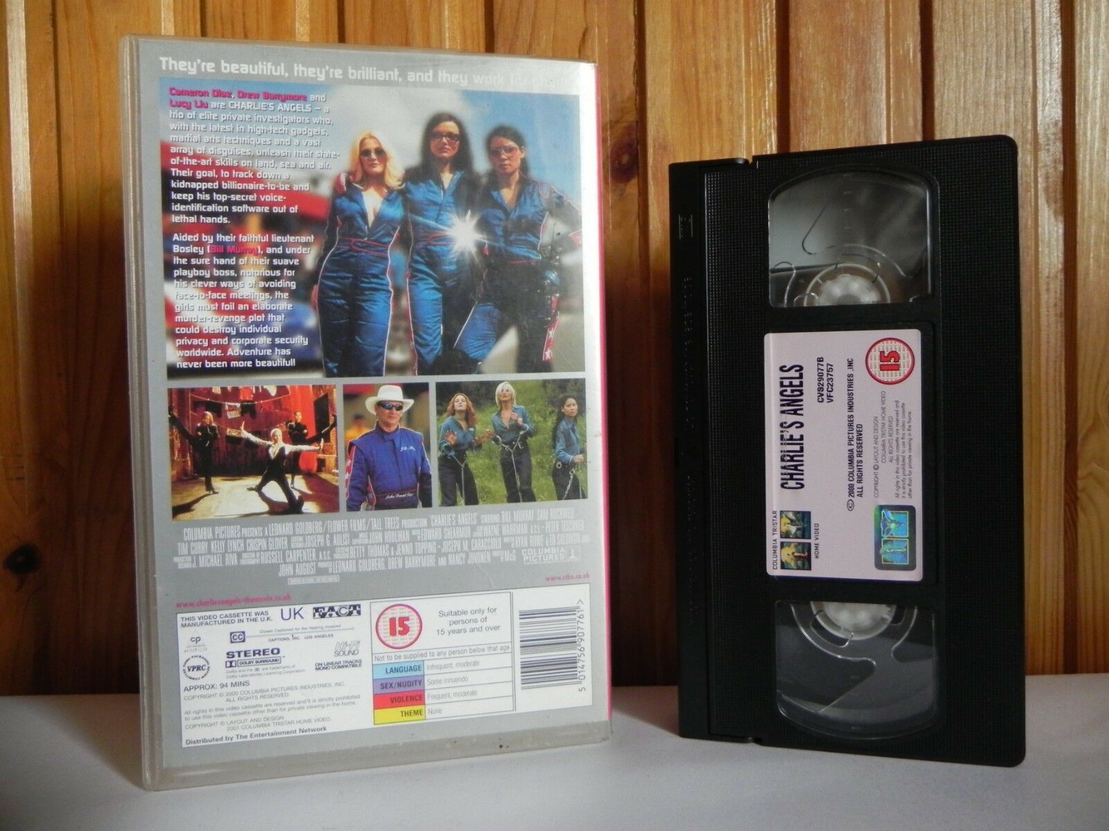 Charlie's Angels - Large Box - Columbia Tristar - Comedy - Ex-Rental - Pal VHS-