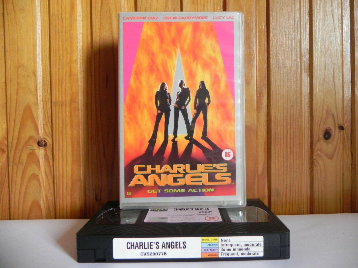 Charlie's Angels - Large Box - Columbia Tristar - Comedy - Ex-Rental - Pal VHS-