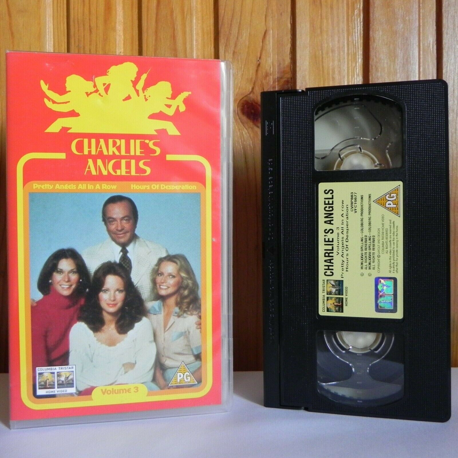 Charlie's Angels - Vol 3 - Columbia Tristar - Kate Jackson - Retro Action - VHS-