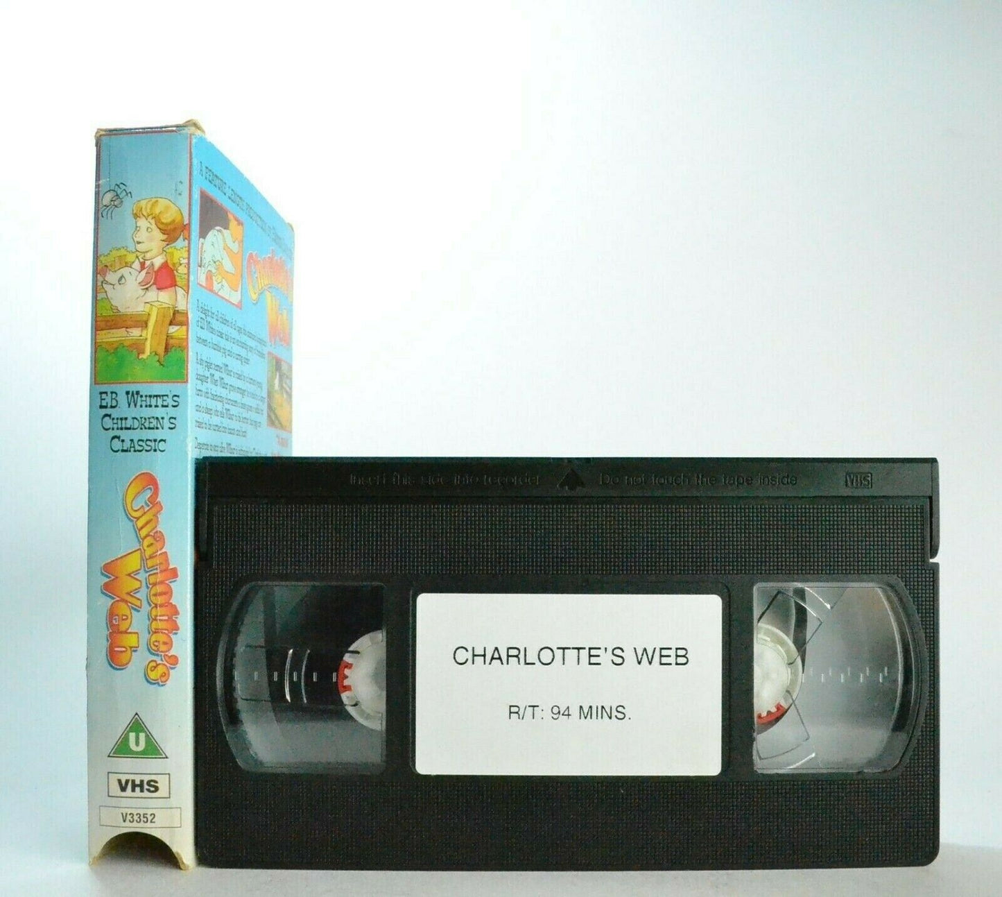 Charlotte's Web; [E. B. White] Carton Box - Animated - Children's Classic - Pal VHS-