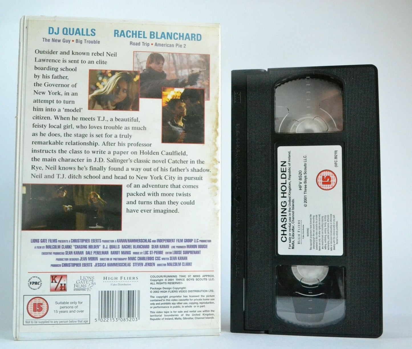 Chasing Holden (2003): Crime Drama - Large Box - Dj Qualls/R.Blanchard - Pal VHS-