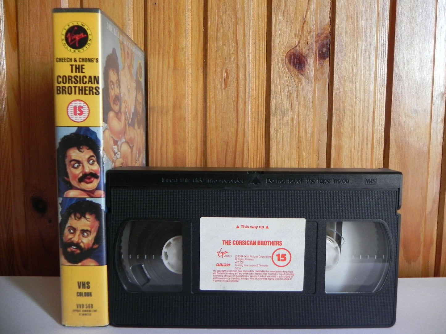 Cheech And Chong - Corsican Brothers - Any Thing Goes - Comedy - Pal Video - VHS-