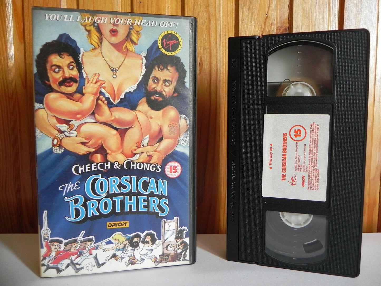 Cheech And Chong - Corsican Brothers - Any Thing Goes - Comedy - Pal Video - VHS-