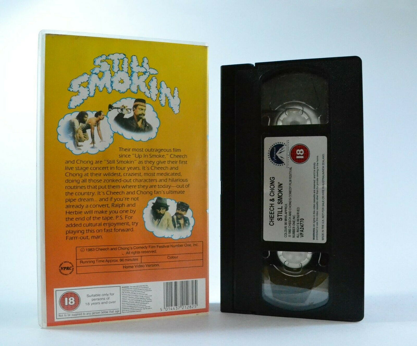 Cheech And Chong: Still Smokin - Stoner Comedy - Cheech Marin/Thomas Chong - VHS-