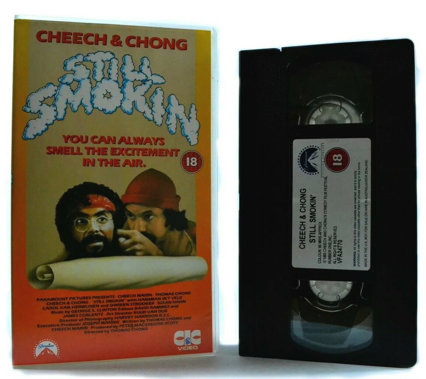 Cheech And Chong: Still Smokin - Stoner Comedy - Cheech Marin/Thomas Chong - VHS-