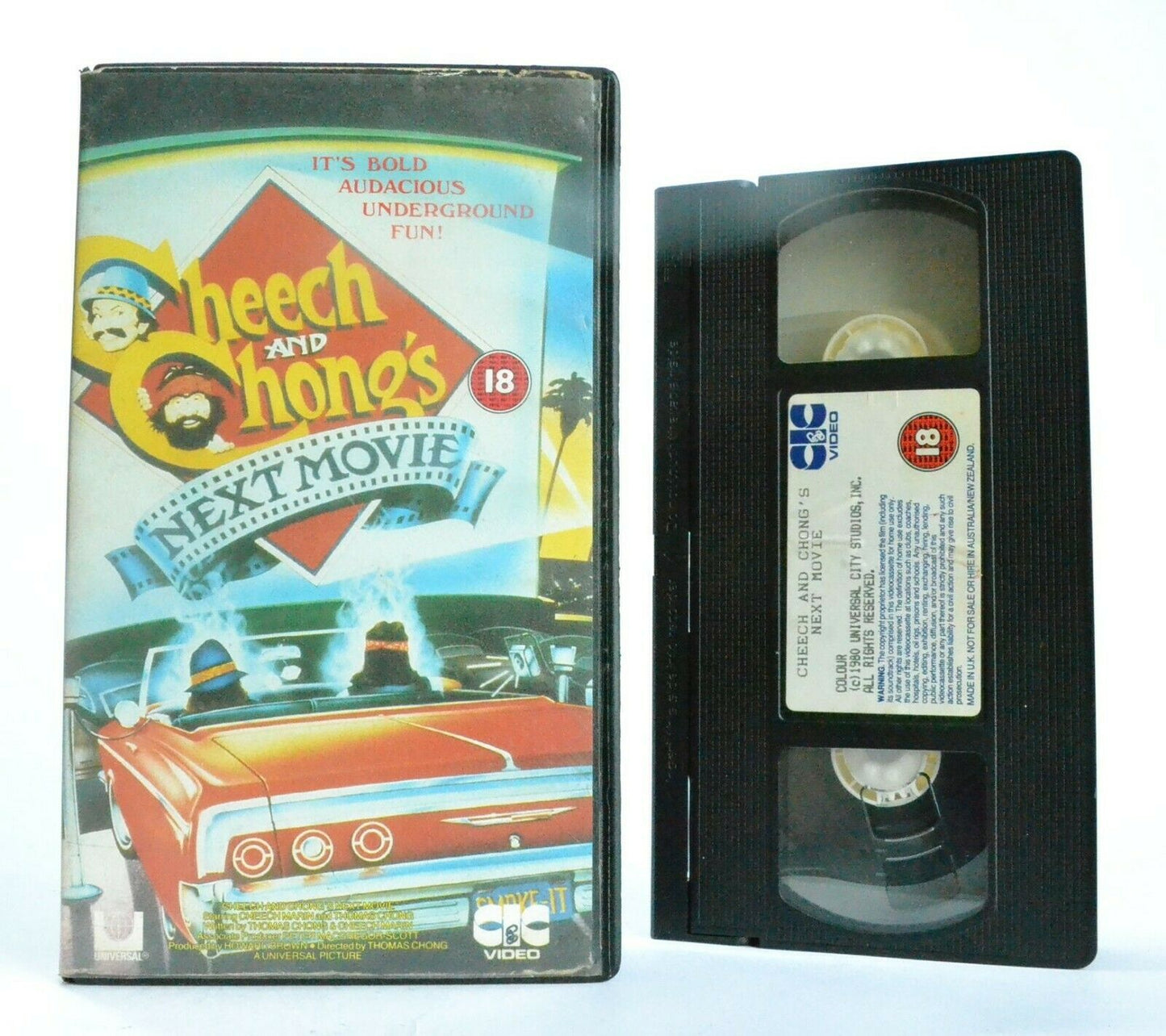 Cheech & Chong's Next Movie: Circa (1980) - Smoking Comedy - CIC Release - VHS-