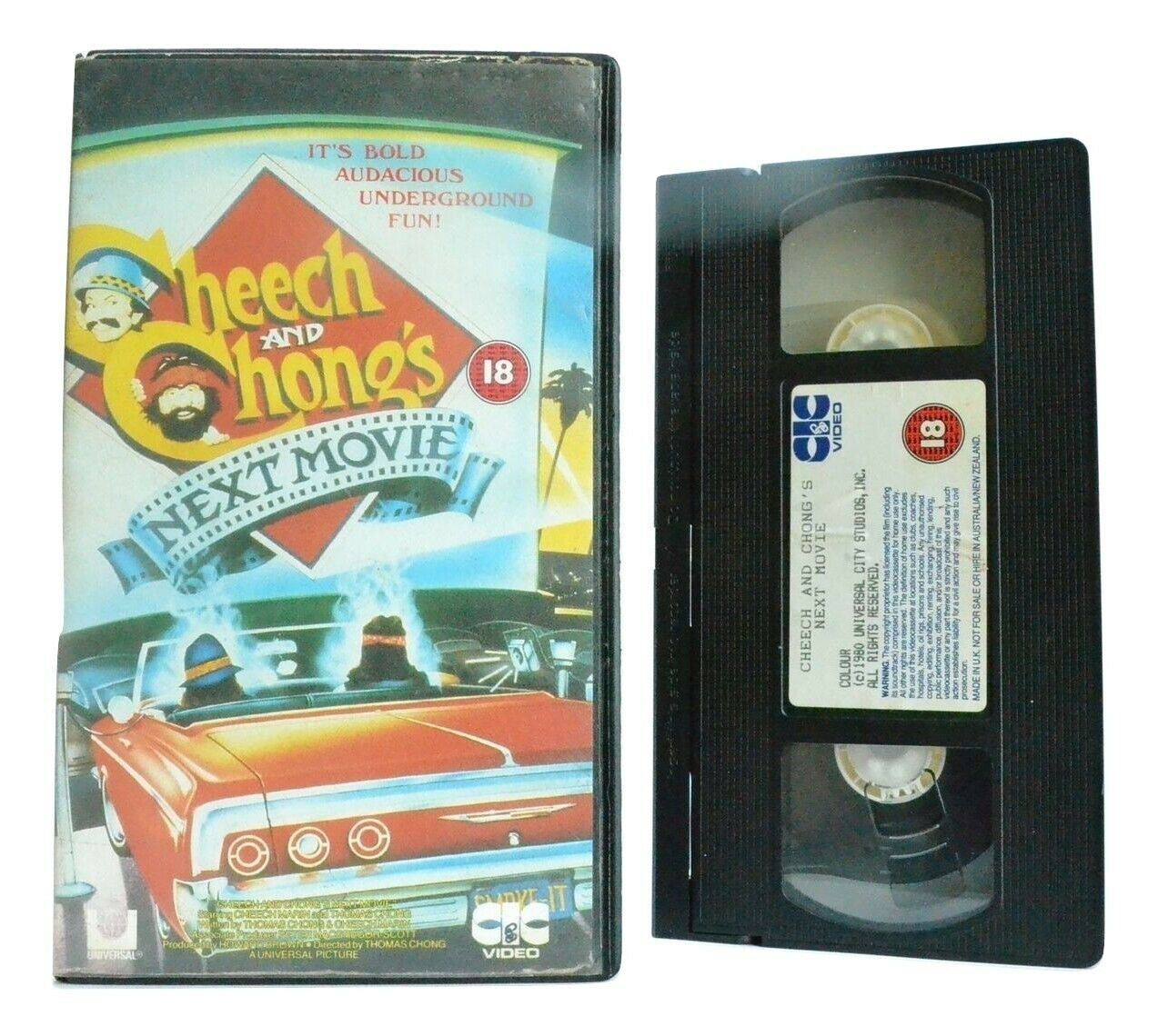 Cheech & Chong's Next Movie: Circa (1980) - Smoking Comedy - CIC Release - VHS-