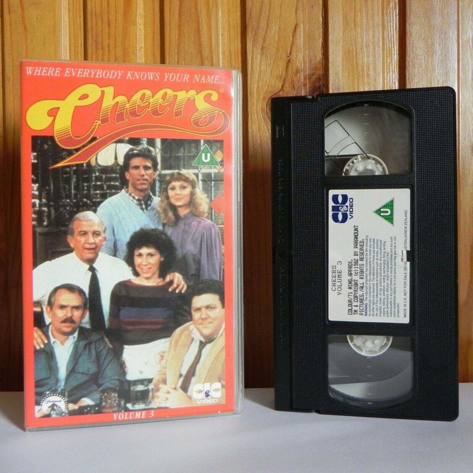 Cheers - Volume 3 - CIC Video - Comedy - Coach Returns To Action - Pal VHS-