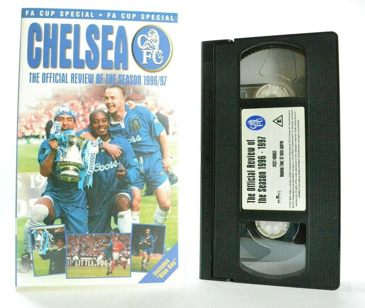 Chelsea FC: 1996/97 Season Review - FA Cup Special - Football - Sports - Pal VHS-