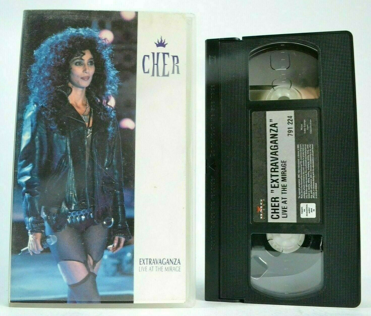 Cher: Extravaganza [Live At The Mirage] Concert -'I'm No Angel'- Music - VHS-