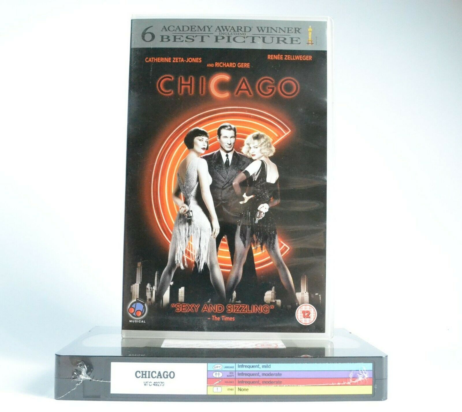 Chicago (2002): Brand New Sealed - Musical Comedy - R.Zellweger/R.Gere - Pal VHS-