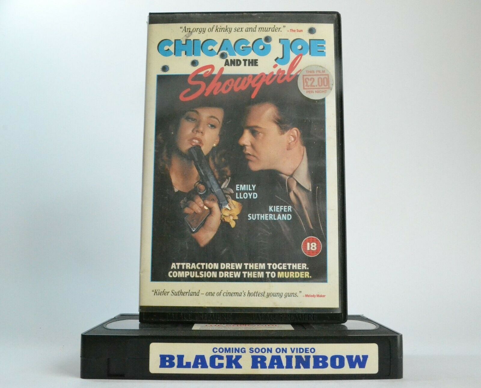 Chicago Joe And The Showgirl (1990): True Story Drama - Kiefer Sutherland - VHS-