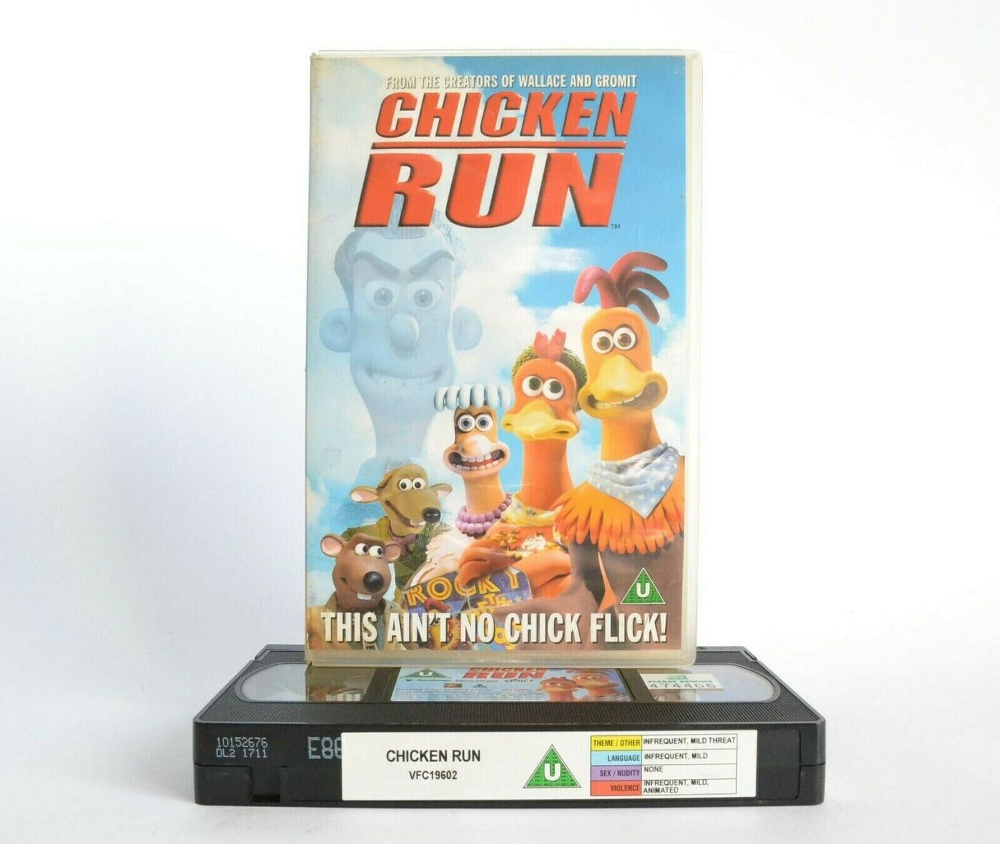 Chicken Run: Classic Animation - Large Box - Ex-Rental - Children's - Pal VHS-