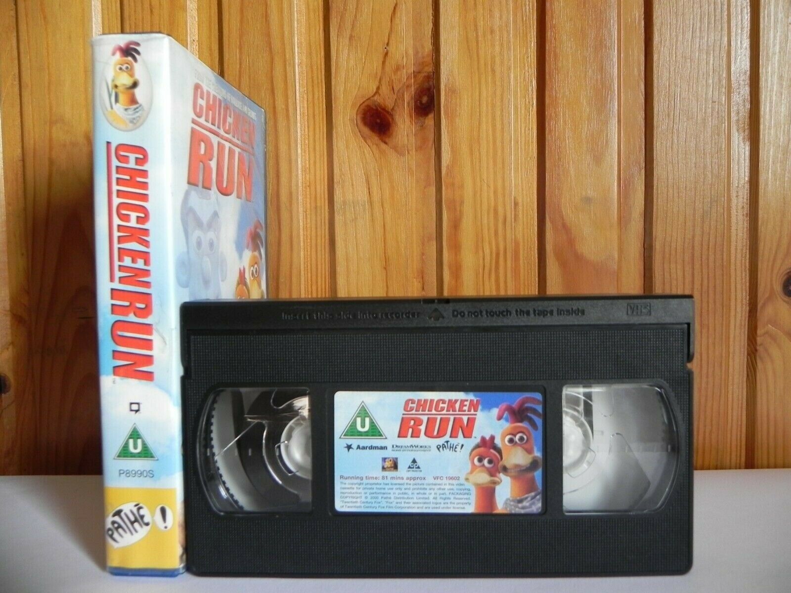 Chicken Run - Pathe! - Comedy - Animated - Adventure - Children's - Pal VHS-