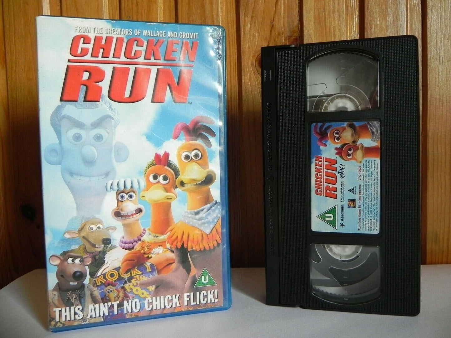 Chicken Run - Pathe! - Comedy - Animated - Adventure - Children's - Pal VHS-