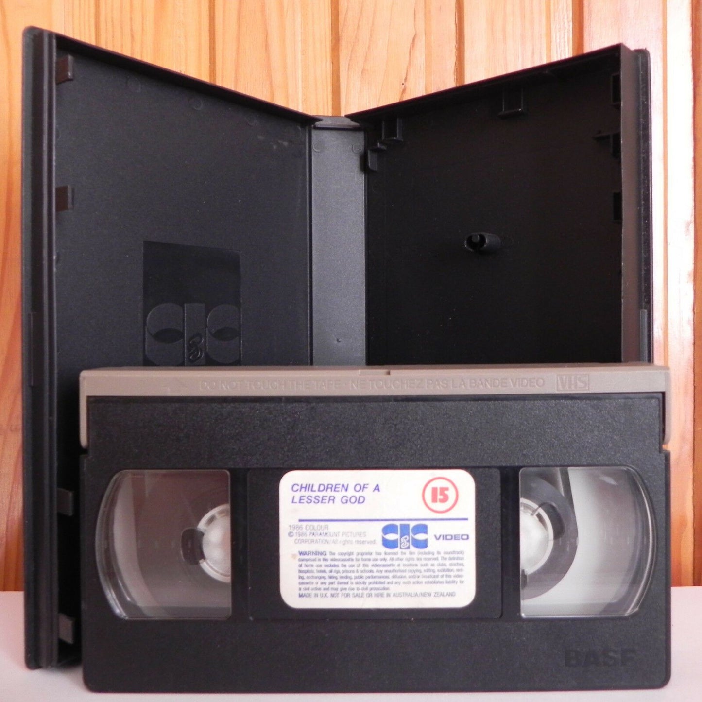 Children Of A Lesser God - Large Box - CIC Video - Romance - William Hurt - VHS-