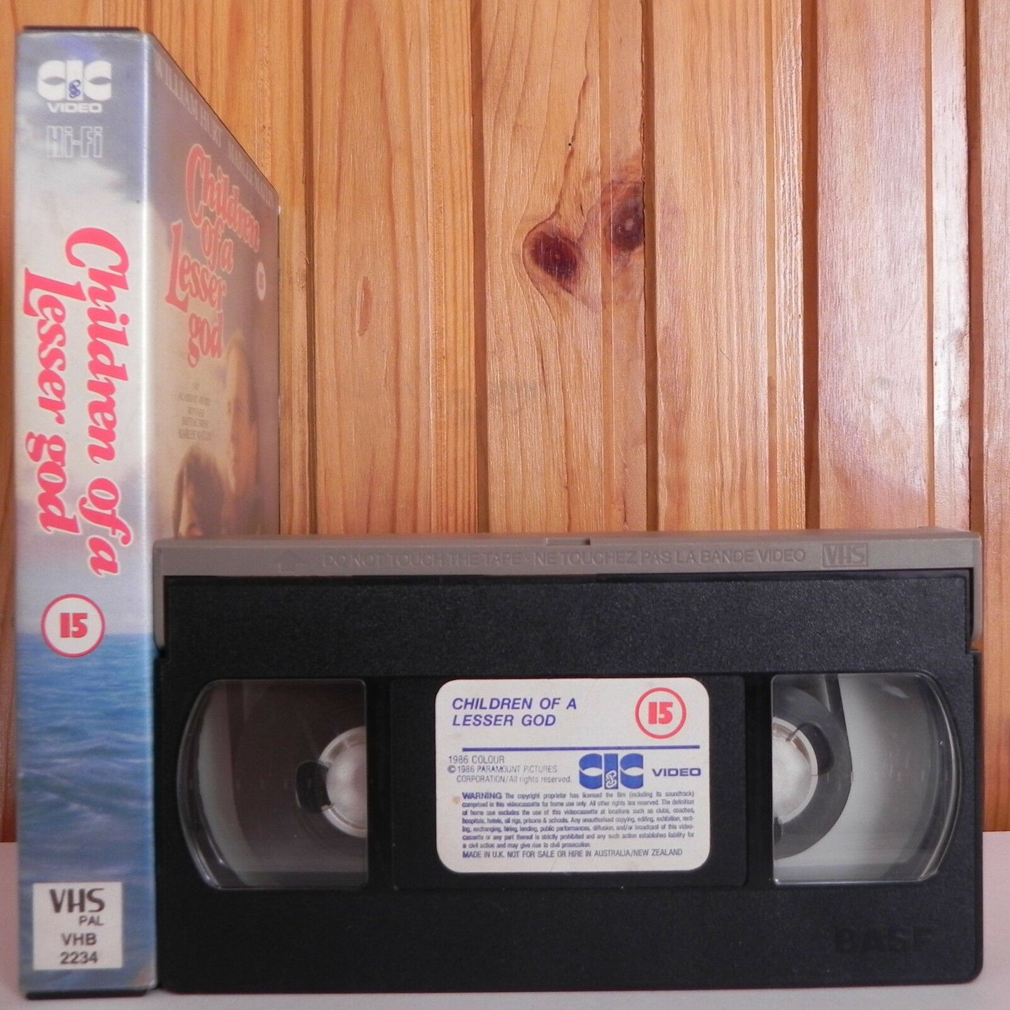 Children Of A Lesser God - Large Box - CIC Video - Romance - William Hurt - VHS-