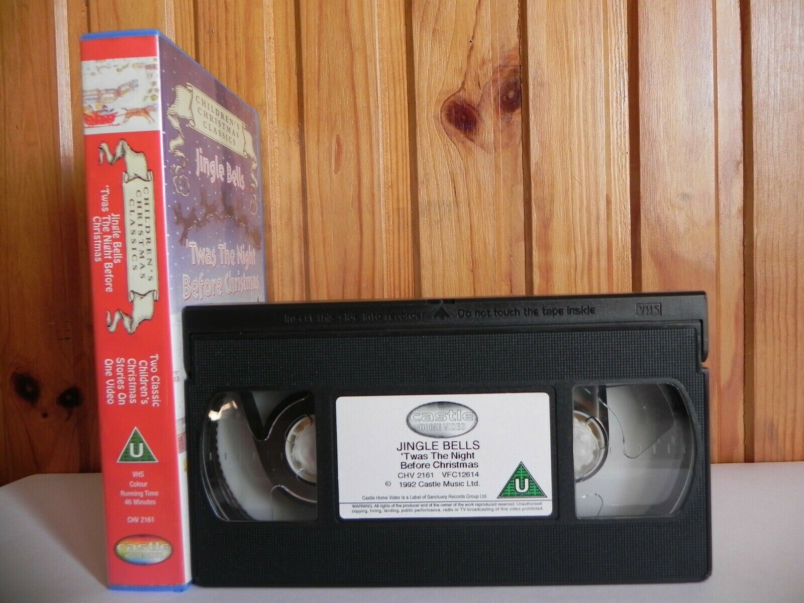 Children's Christmas Classics - Jingle Bells - Two Stories - Kids - Pal VHS-