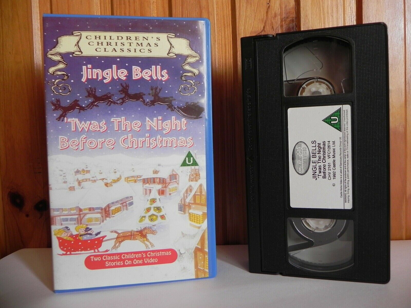 Children's Christmas Classics - Jingle Bells - Two Stories - Kids - Pal VHS-