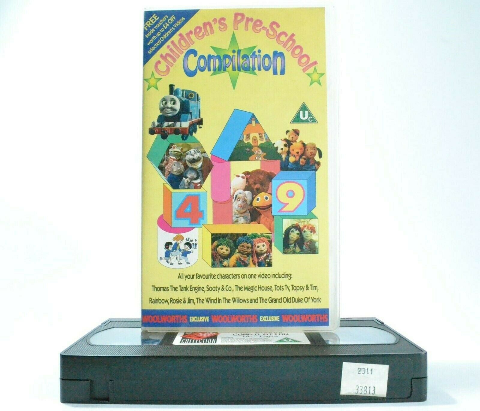 Children's Pre-School Compilation: Thomas, Sooty, Tots T.V., Rosie & Jim - VHS-