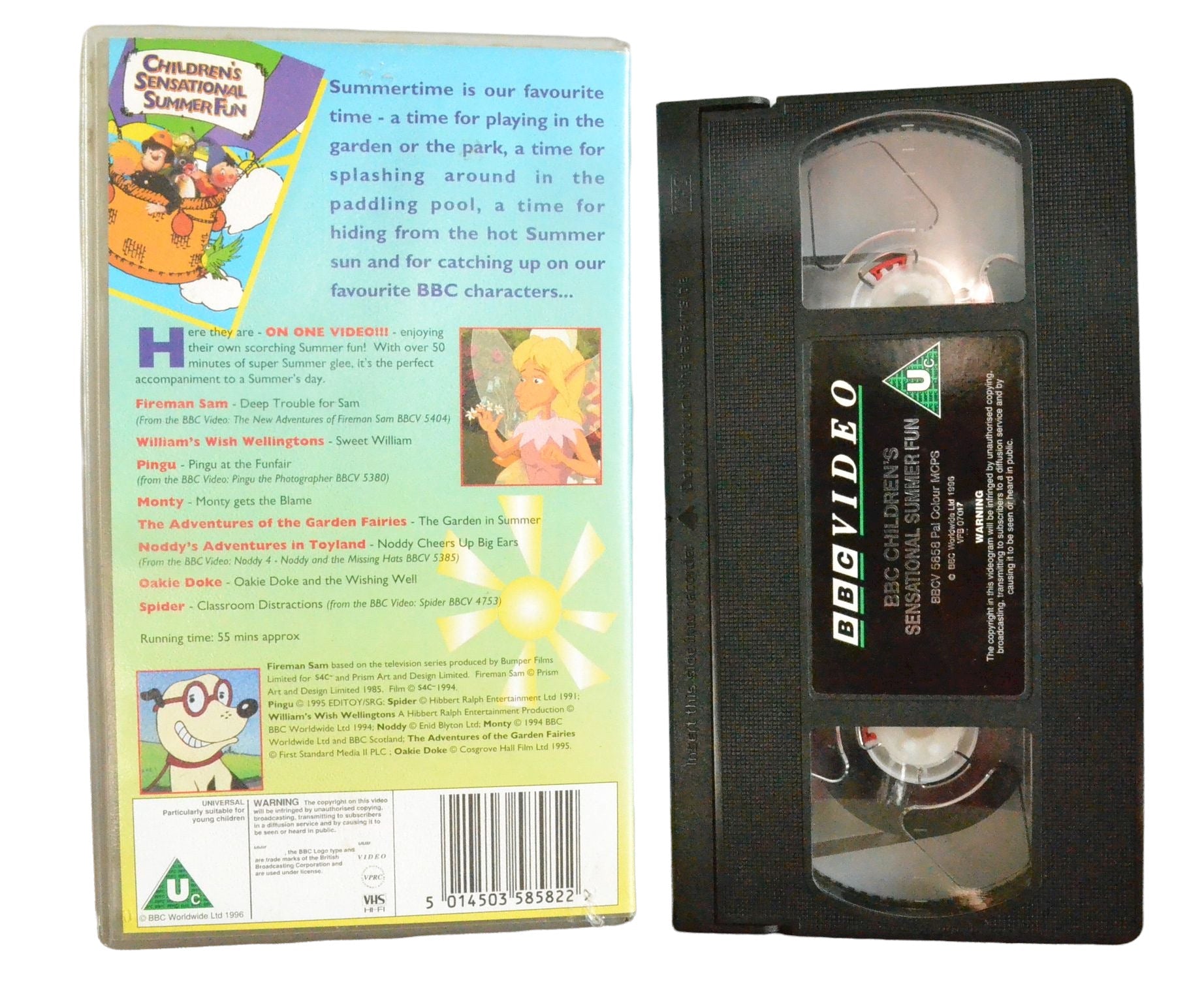 Children's Sensational Summer Fun - BBC Video - Children's - Pal VHS-