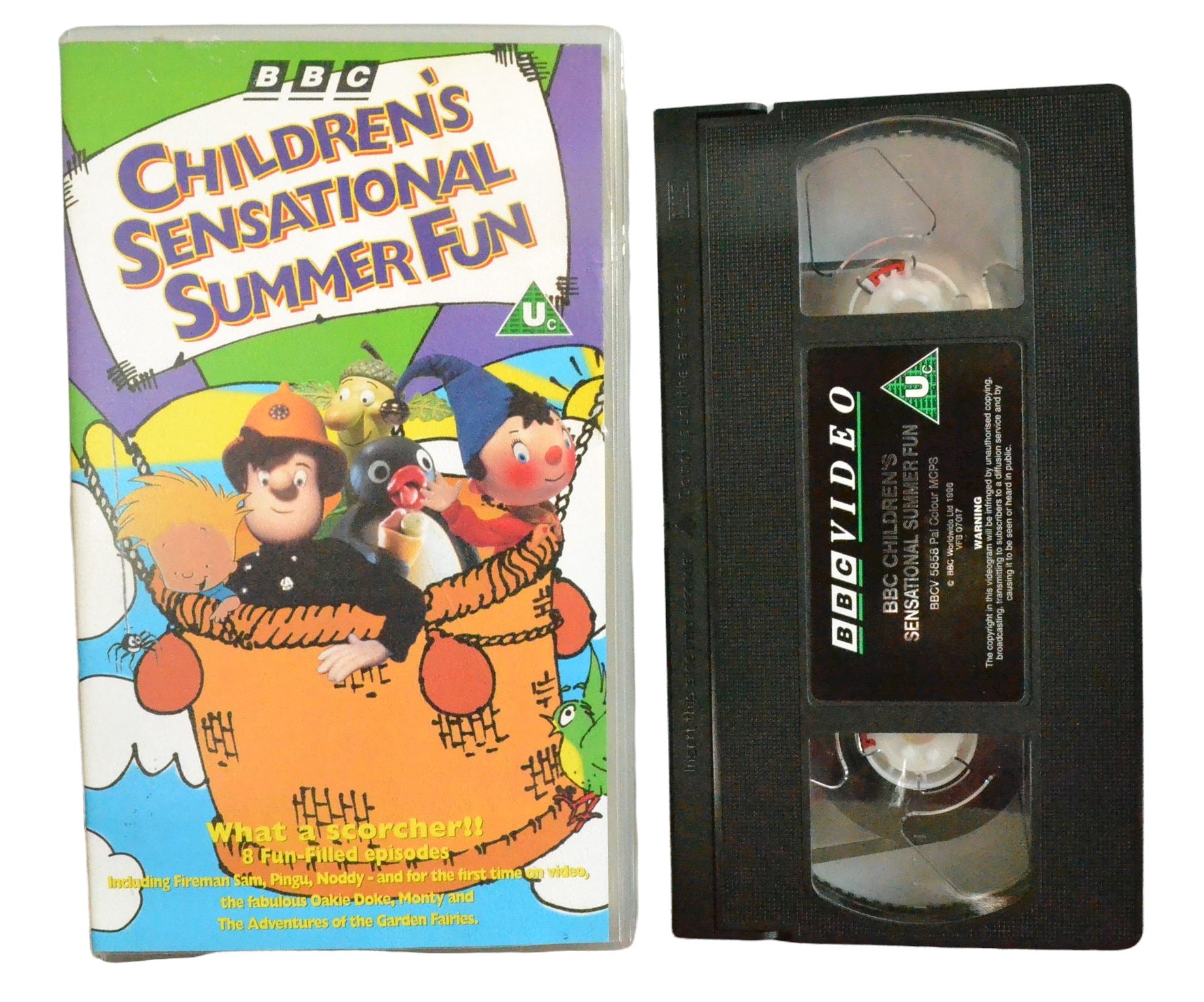 Children's Sensational Summer Fun - BBC Video - Children's - Pal VHS-