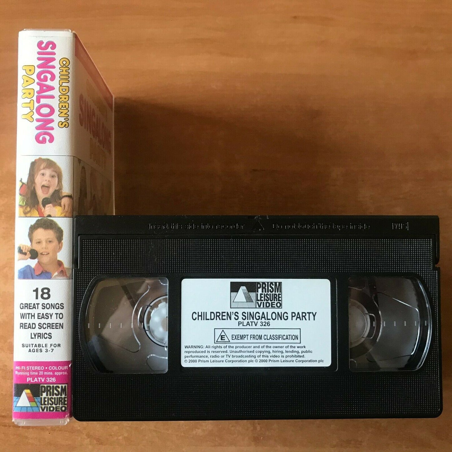 Children's Singalong Party: Karaoke Video - 18 Great Songs - Ages 3-7 - Pal VHS-