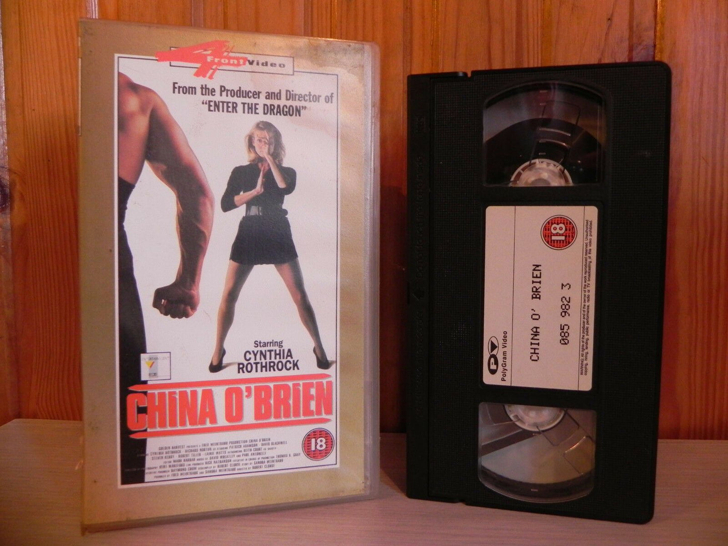 China O'Brien - Cynthia Rothrock - Kung-Fu - VHS - 1992 Cop Action - Pal Video-