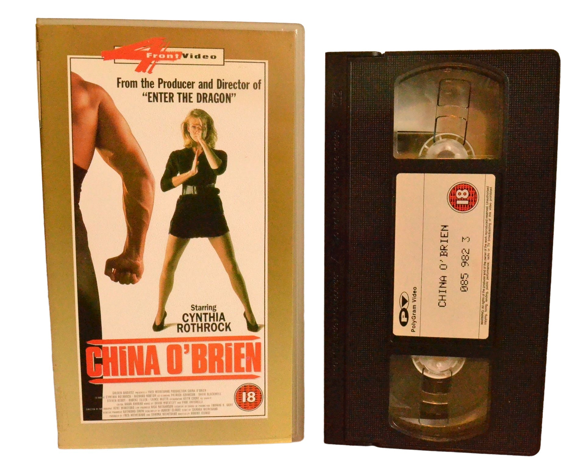 China O'Brien - Cynthia Rothrock - polyGram Video - Action - Pal - VHS-