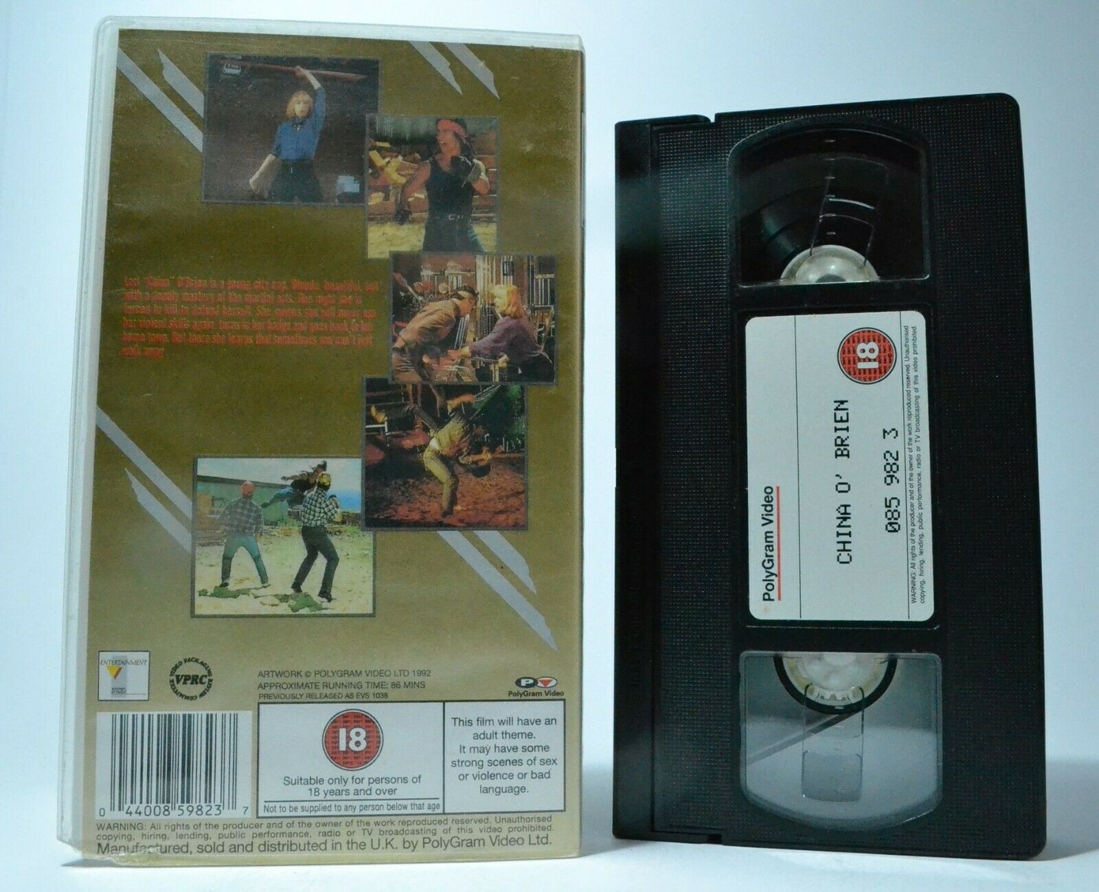 China O'Brien: Young City Cop - Action / Martial Arts [Cynthia Rothrock] Pal VHS-