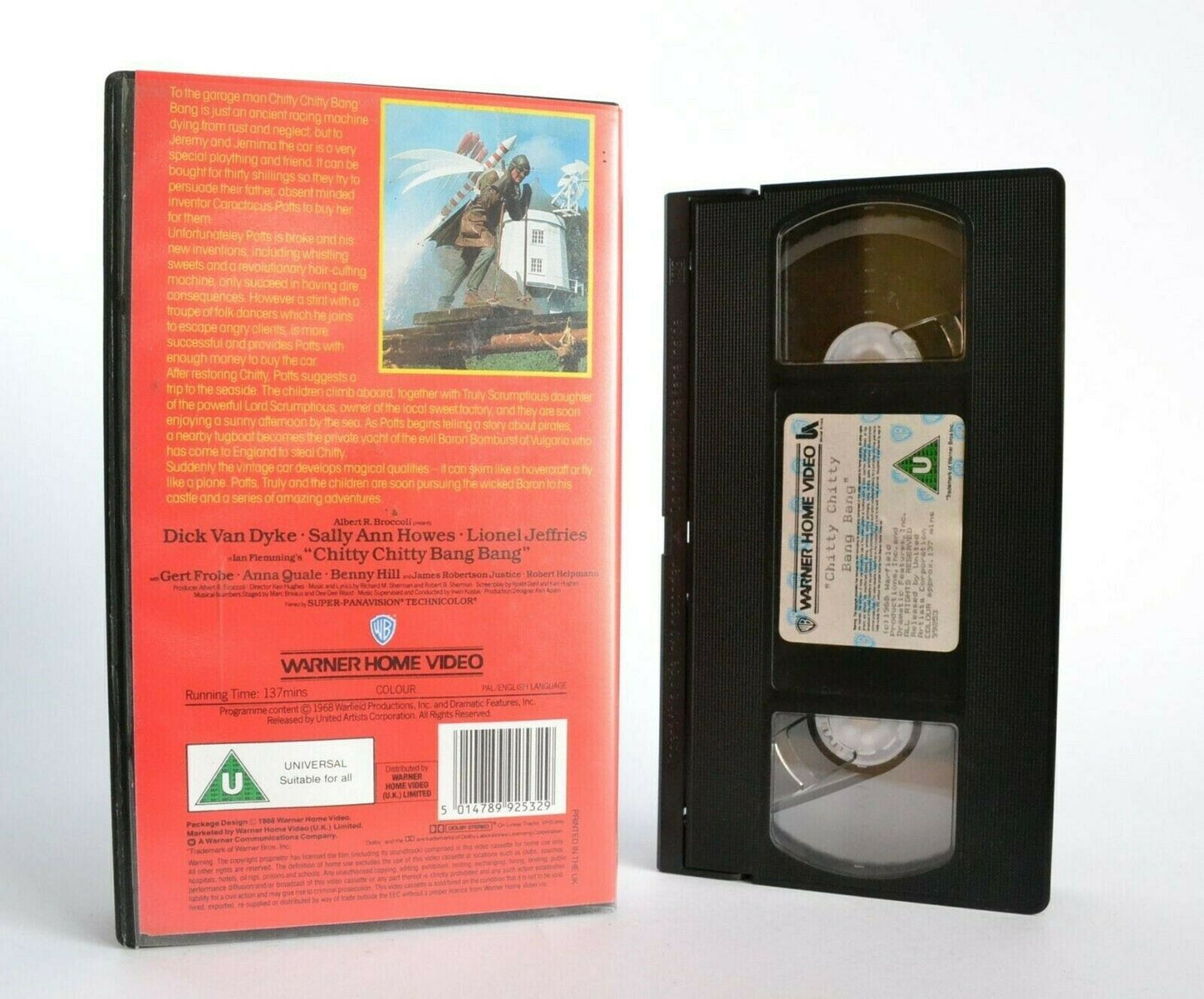 Chitty Chitty Bang Bang: Inventions & Adventures - D.Van Dyke - Kids - Pal VHS-