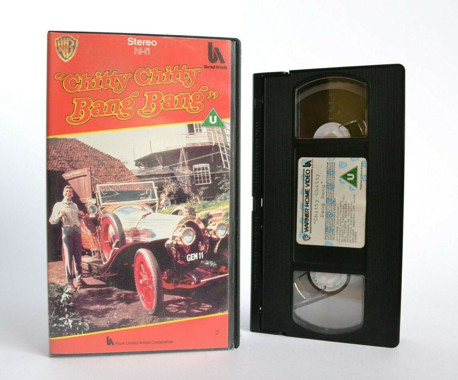 Chitty Chitty Bang Bang: Inventions & Adventures - D.Van Dyke - Kids - Pal VHS-