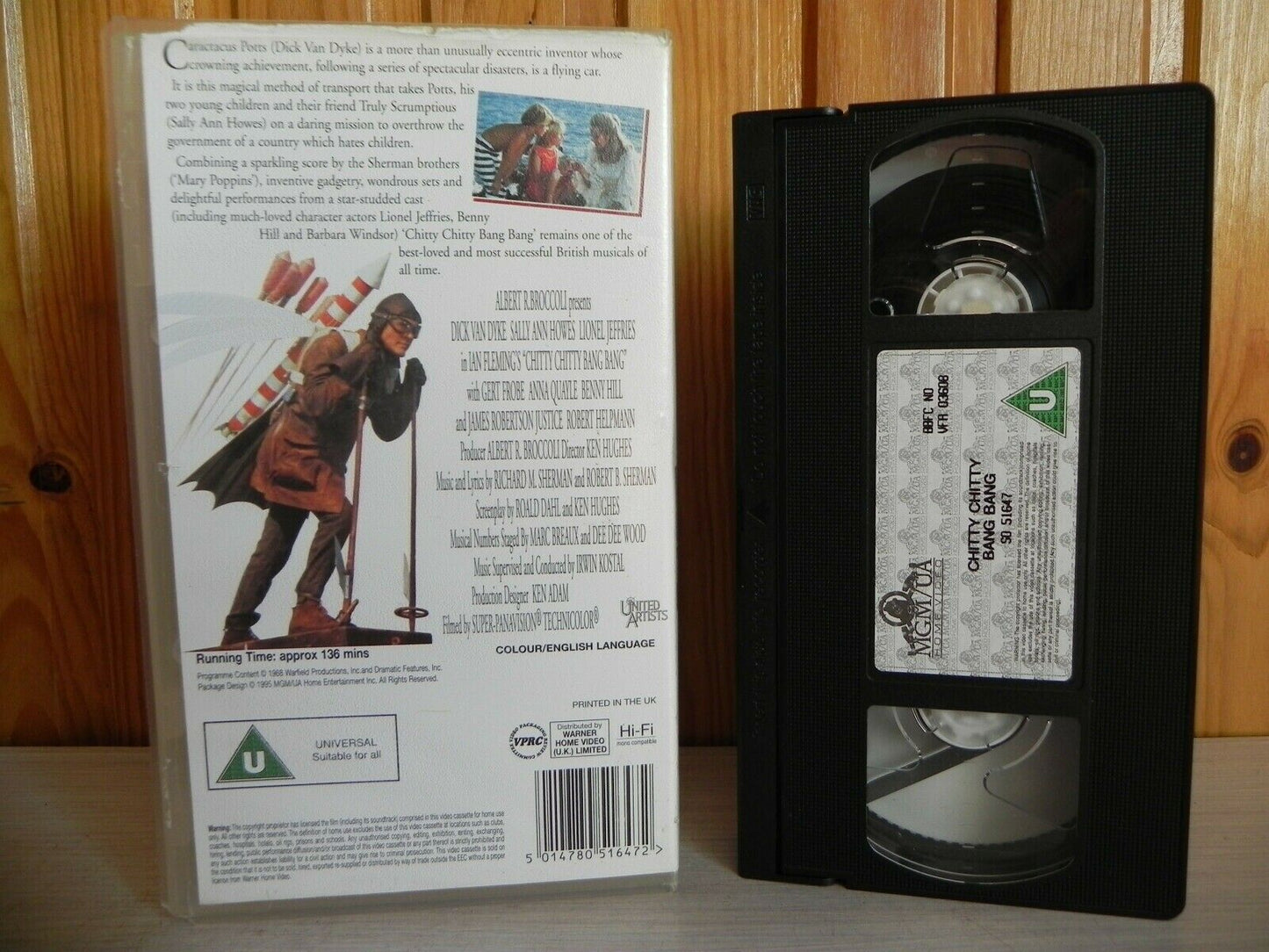 Chitty Chitty Bang Bang - MGM/UA - Classic Film For All The Familly - Pal VHS-